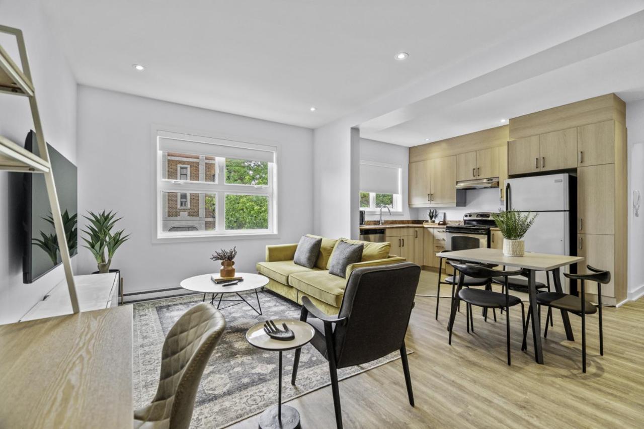 Stylish 2 Bedroom Haven By Jean Talon Market Montreal Zewnętrze zdjęcie